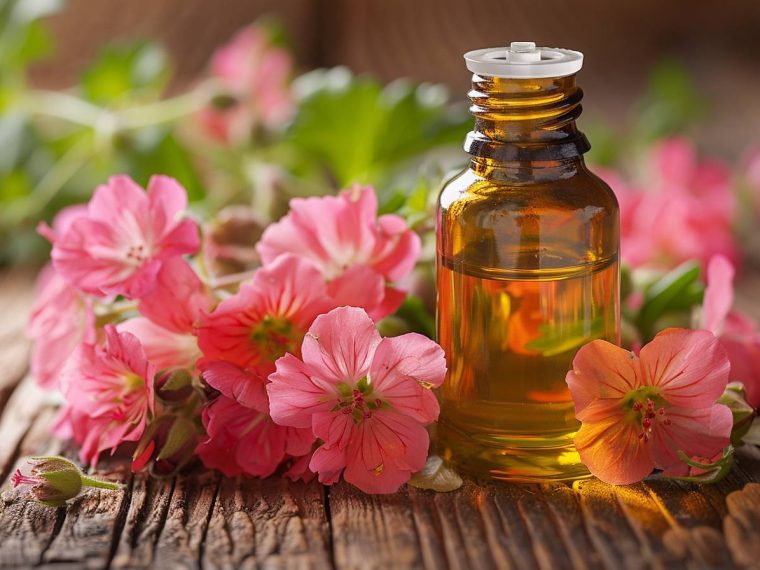 les bienfaits de l’huile essentielle de géranium pour la peau et la santé